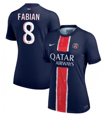 Paris Saint-Germain Fabian Ruiz #8 Hemmatröja Dam 2024-25 Kortärmad